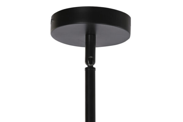 LAMPARA TECHO CRISTAL METAL 80X80X60 9 BOLAS NEGRO - Imagen 2