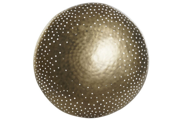 LAMPARA APLIQUE HIERRO 32X18X32 DORADO - Imagen 4