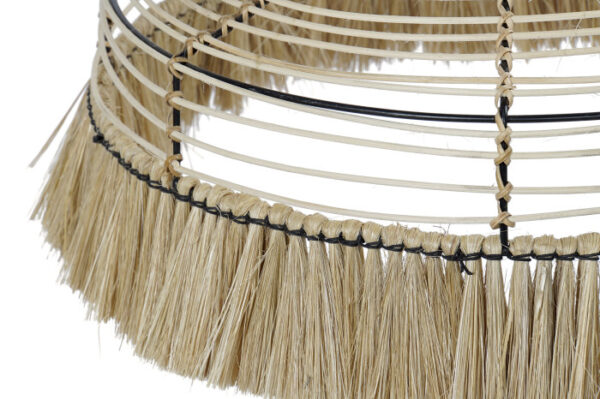 LAMPARA TECHO YUTE METAL 45X45X36 NATURAL - Imagen 3