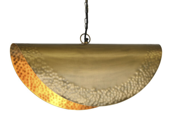 LAMPARA TECHO HIERRO 61X18X27 DOBLADA ENVEJECIDO