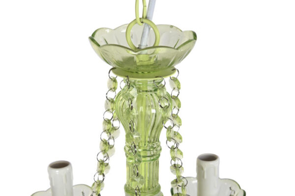 LAMPARA TECHO ACRILICO METAL 51X51X100 VERDE - Imagen 5