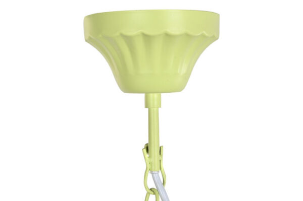 LAMPARA TECHO ACRILICO METAL 51X51X100 VERDE - Imagen 3