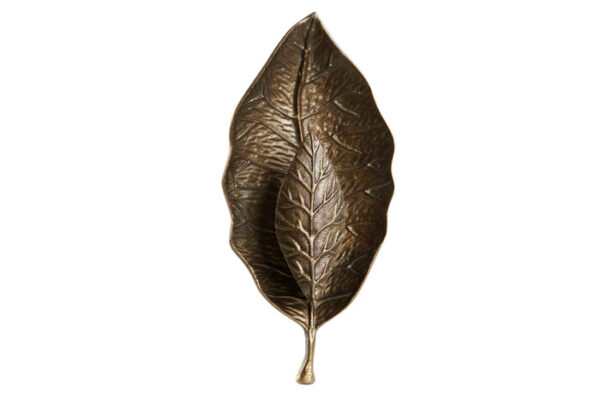 LAMPARA APLIQUE ALUMINIO 21X10X46 HOJA BRONCE - Imagen 2