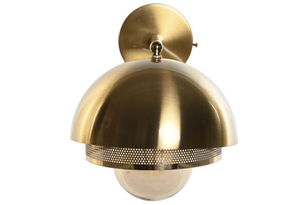 LAMPARA APLIQUE HIERRO 20X24X16 DORADO - Imagen 3