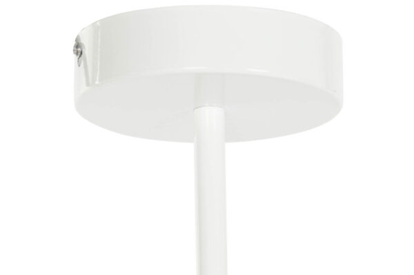 LAMPARA TECHO METAL CRISTAL 96X73X50 BOLAS BLANCO - Imagen 3