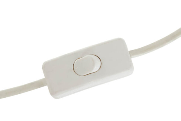 LAMPARA TECHO METAL CRISTAL 96X73X50 BOLAS BLANCO - Imagen 2