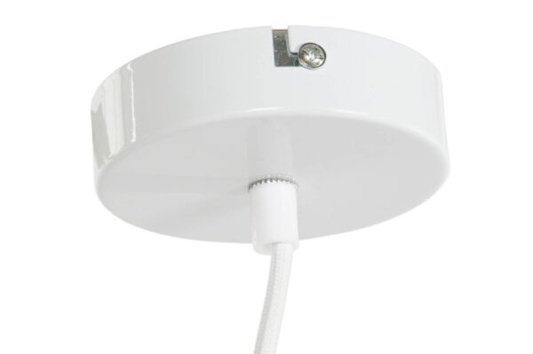 LAMPARA TECHO RATAN HIERRO 60X60X35 NIDO NATURAL - Imagen 3