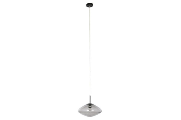 LAMPARA TECHO CRISTAL 36X36X20 GRIS - Imagen 2