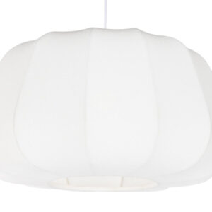 LAMPARA TECHO POLIESTER METAL 40X40X26 BLANCO