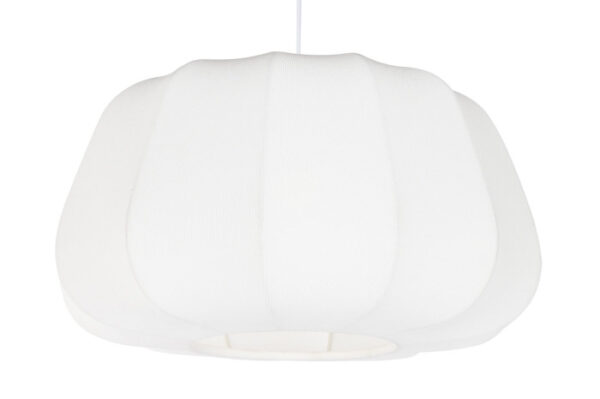 LAMPARA TECHO POLIESTER METAL 40X40X26 BLANCO