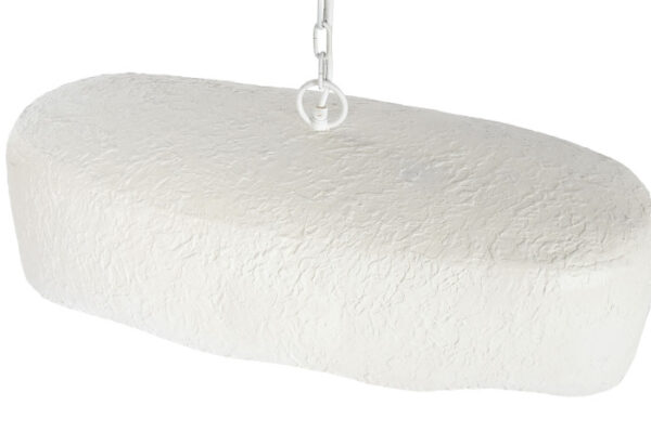 LAMPARA TECHO HIERRO 64X32X22 PATINADO BLANCO - Imagen 3