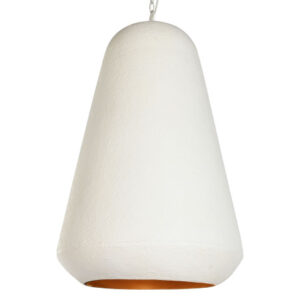 LAMPARA TECHO HIERRO 58X58X85 PATINADO BLANC