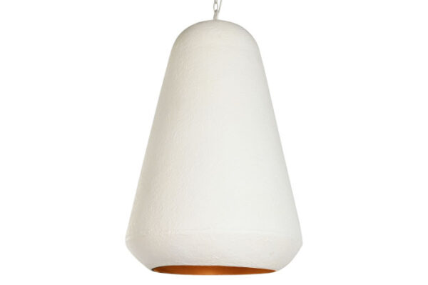 LAMPARA TECHO HIERRO 58X58X85 PATINADO BLANC