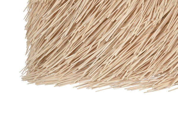 LAMPARA TECHO RATAN 60X60X40 HECHA A MANO NATURAL - Imagen 3