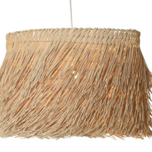 LAMPARA TECHO RATAN 60X60X40 HECHA A MANO NATURAL