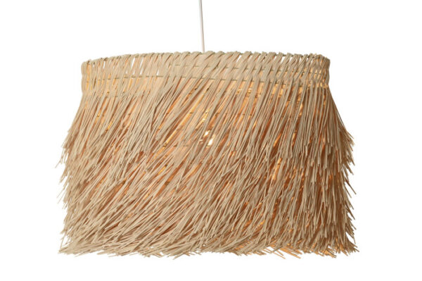 LAMPARA TECHO RATAN 60X60X40 HECHA A MANO NATURAL