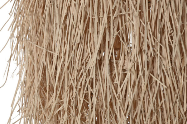 LAMPARA TECHO RATAN 51X51X70 HECHA A MANO NATURAL - Imagen 4