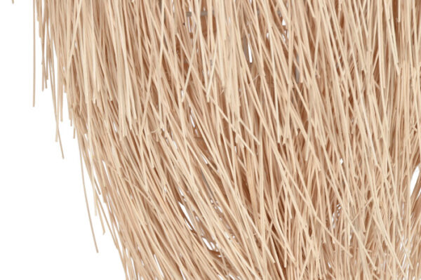 LAMPARA TECHO RATAN 34X34X65 HECHA A MANO NATURAL - Imagen 3