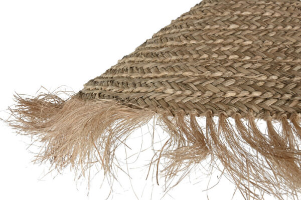 LAMPARA TECHO FIBRA SEAGRASS 70X70X25 NATURAL - Imagen 5