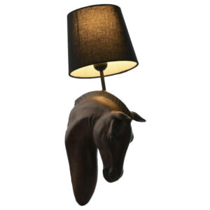LAMPARA APLIQUE RESINA 18X21,5X50,5 CABALLO