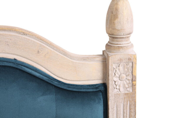 CABECERO CAMA POLIESTER RUBBERWOOD 160X6X120 - Imagen 3