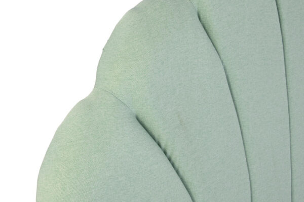 CABECERO CAMA POLIESTER MDF 168X10X160 VERDE JADE - Imagen 3