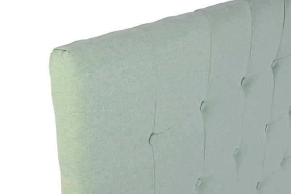 CABECERO CAMA POLIESTER MDF 159X8X119 VERDE JADE - Imagen 4