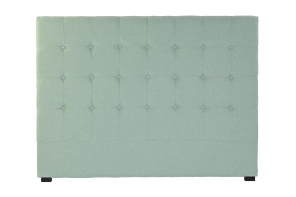 CABECERO CAMA POLIESTER MDF 159X8X119 VERDE JADE