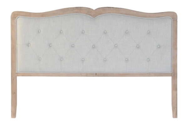CABECERO CAMA ROBLE POLIESTER 180X10X120