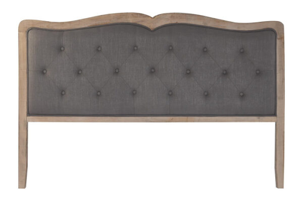 CABECERO CAMA ROBLE POLIESTER 180X10X120