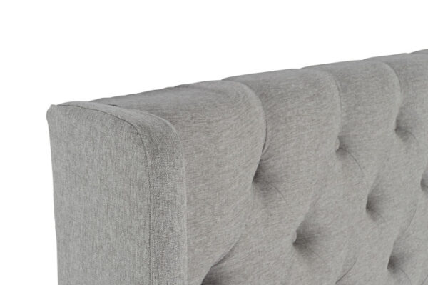 CABECERO CAMA POLIESTER MDF 194X20X170 GRIS - Imagen 5