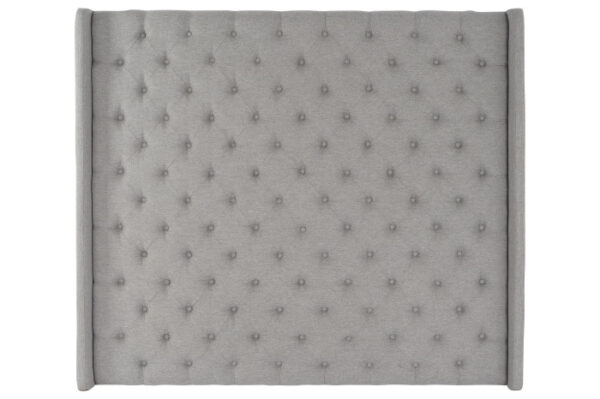 CABECERO CAMA POLIESTER MDF 194X20X170 GRIS
