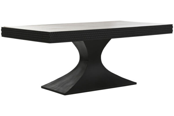 MESA COMEDOR MADERA MARMOL 200X100X80 TRAVERTINO