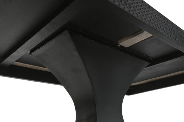 MESA COMEDOR MADERA MARMOL 200X100X80 TRAVERTINO - Imagen 5