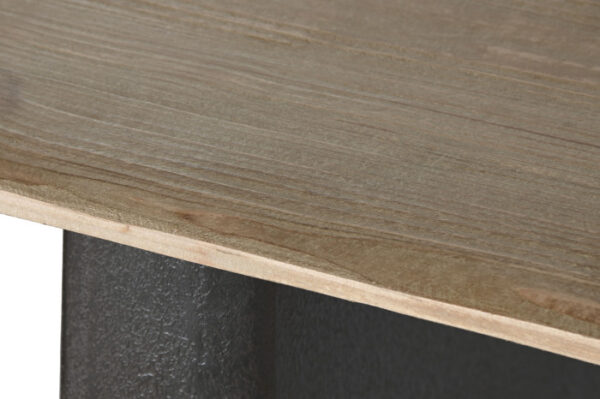MESA COMEDOR ABETO 200X90X75 MARRON OSCURO - Imagen 3