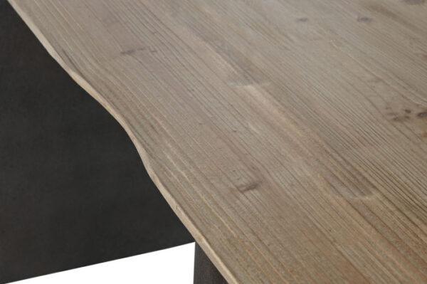 MESA COMEDOR ABETO 200X90X75 MARRON OSCURO - Imagen 6