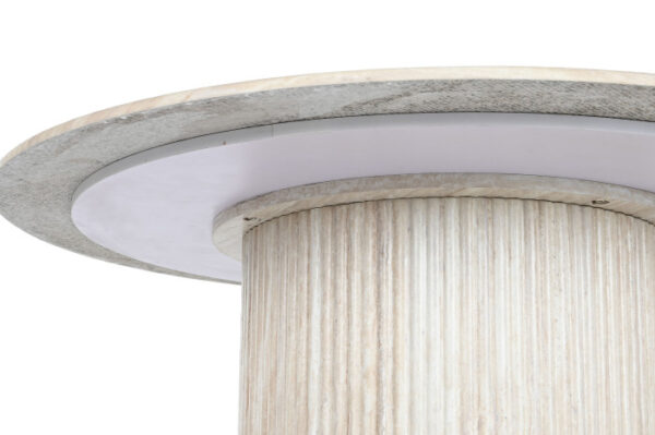 MESA REDONDA COMEDOR GRANITO 130X130X75 SIMIL MARM - Imagen 4