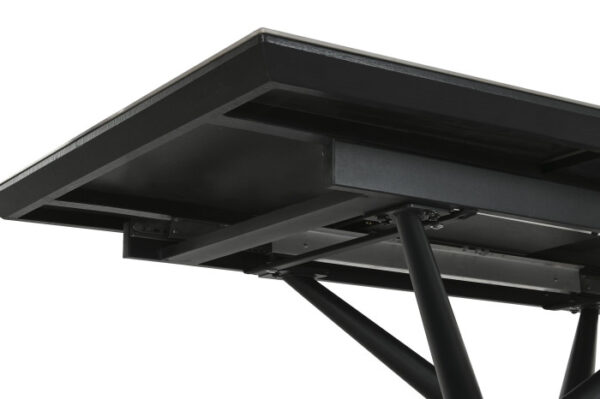 MESA COMEDOR METAL CERAMICA 160X90X76 200 EXT GRIS - Imagen 4