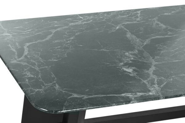 MESA COMEDOR CRISTAL TEMPLADO METAL 200X100X76 - Imagen 3