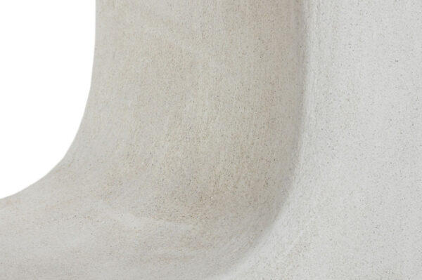 CONSOLA ABETO MDF 120X38X82 RUGOSO BLANCO - Imagen 5