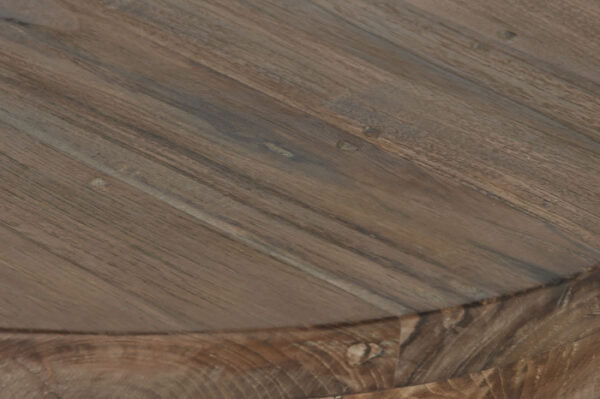 MESA COMEDOR TECA 220X110X78 DOBLE SOPORTE NATURAL - Imagen 5