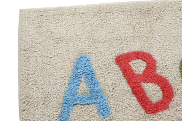 ALFOMBRA ALGODON 100X150X1,5 1700 GSM ABECEDARIO
