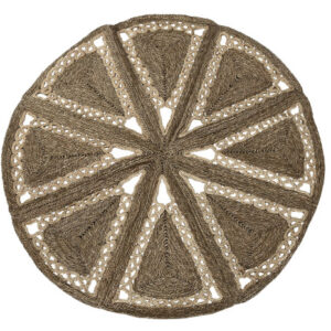 ALFOMBRA SEAGRASS ALGODON 178X178X1,8 NATURAL