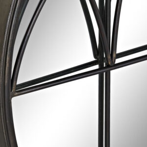 ESPEJO METAL ESPEJO 76X4X76 NEGRO