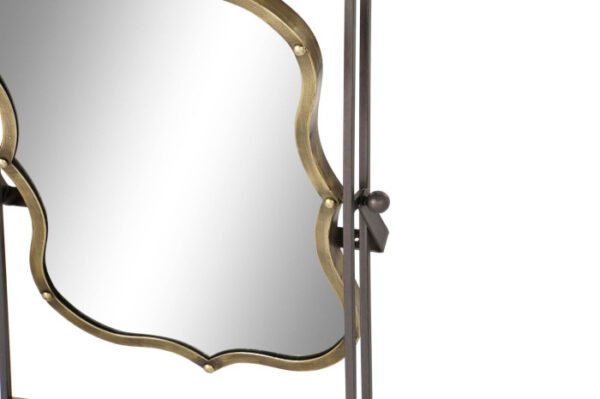 ESPEJO METAL ESPEJO 51,5X12X65 DORADO - Imagen 2