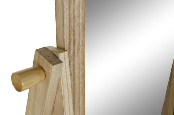 ESPEJO VESTIDOR PAULOWNIA MDF 52X48X174 NATURAL - Imagen 4