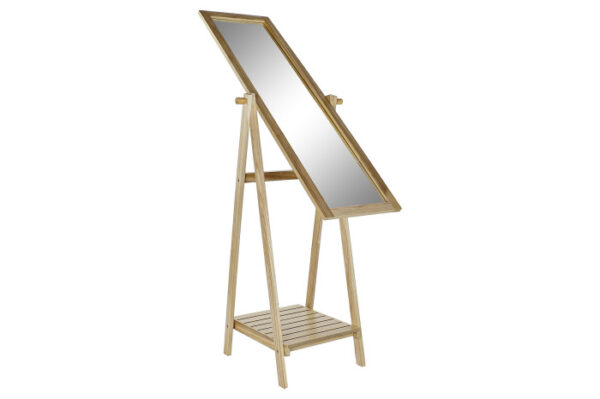 ESPEJO VESTIDOR PAULOWNIA MDF 52X48X174 NATURAL - Imagen 3