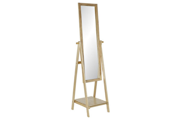 ESPEJO VESTIDOR PAULOWNIA MDF 52X48X174 NATURAL
