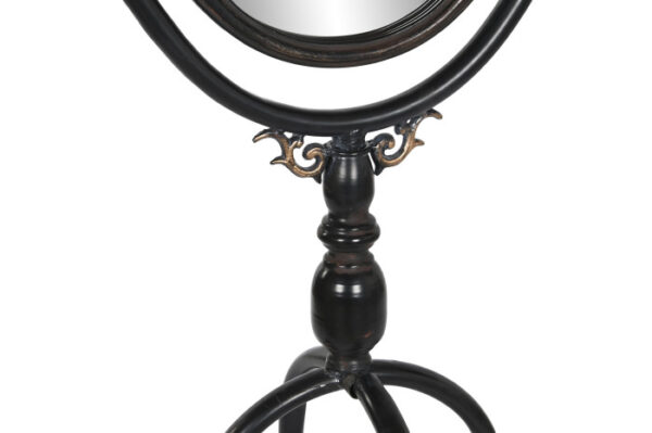 ESPEJO VESTIDOR METAL CRISTAL 61X62X174 NEGRO - Imagen 3