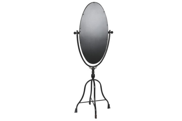 ESPEJO VESTIDOR METAL CRISTAL 61X62X174 NEGRO - Imagen 2